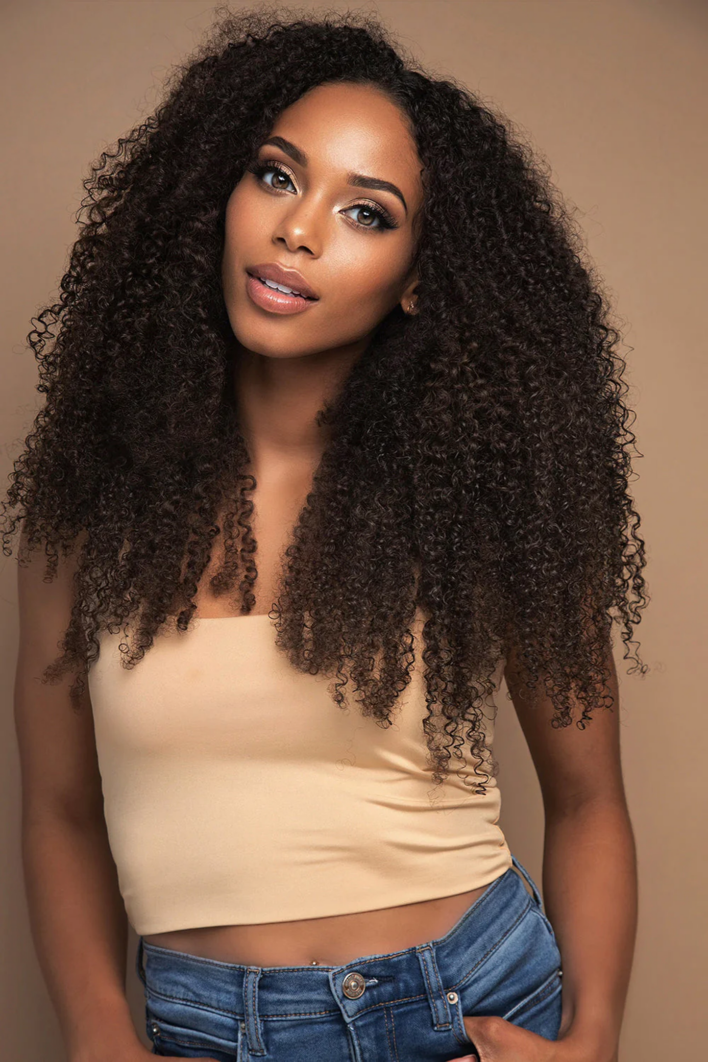 Kinky Curly Classic Clip Ins- 3c/4a 100g