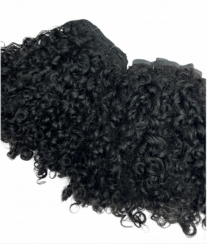 Exotic Curly Classic Clip Ins - 3b/3c 100g