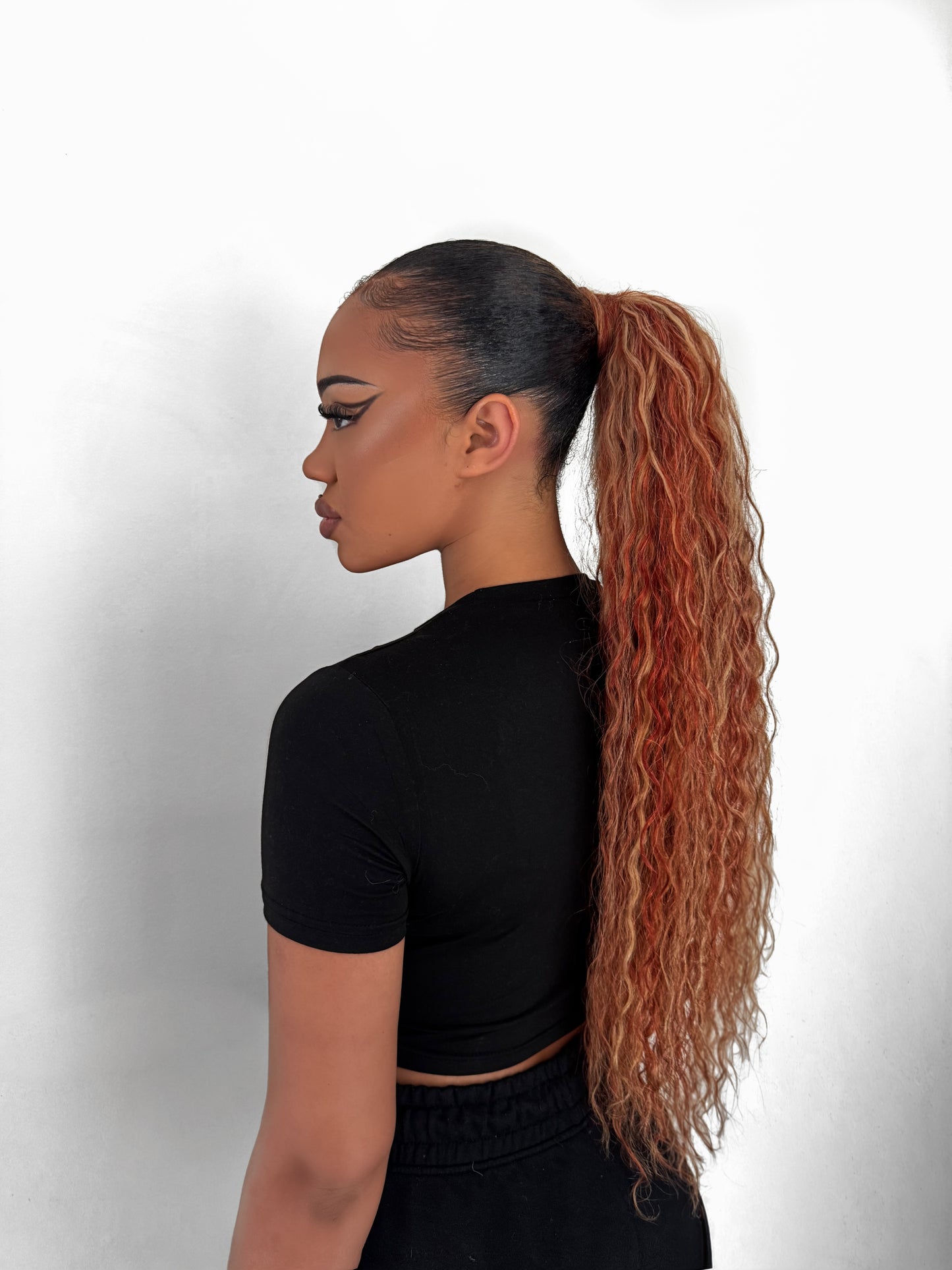 Water Loose Curly Ponytail