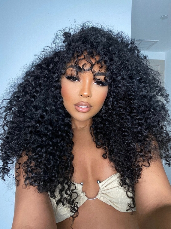 Exotic Curly Classic Clip Ins - 3b/3c 100g