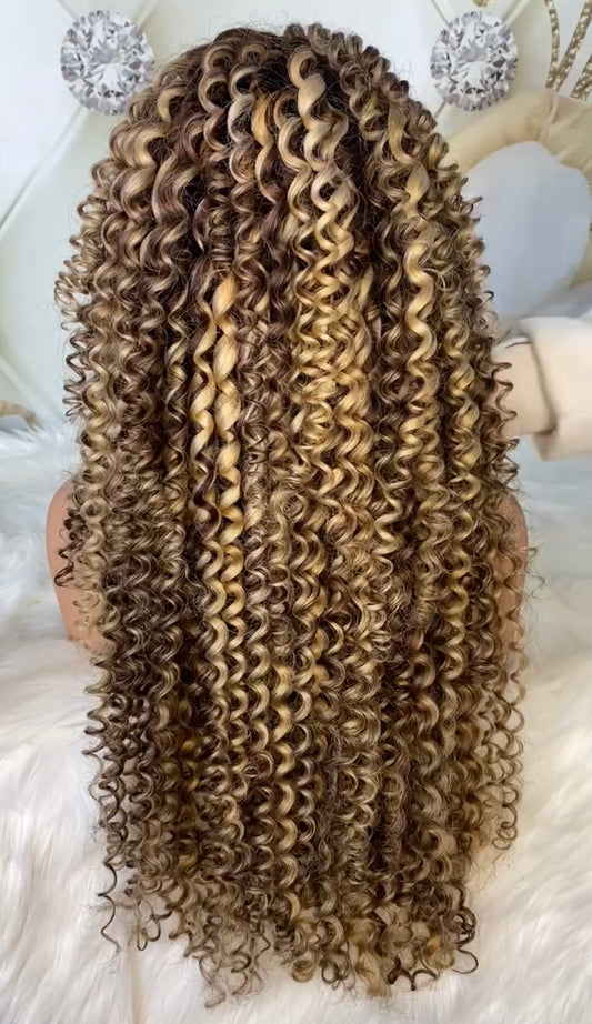 The Golden Barbie Curly Wig